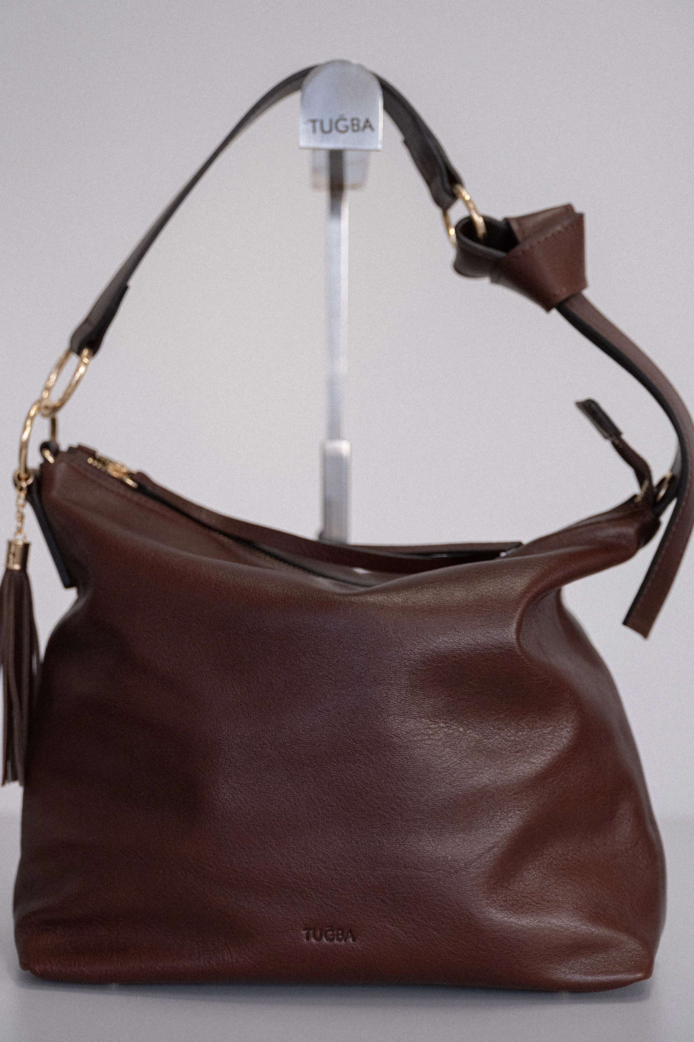 Aksesuar Detaylı Çanta - Kahve - Image 3