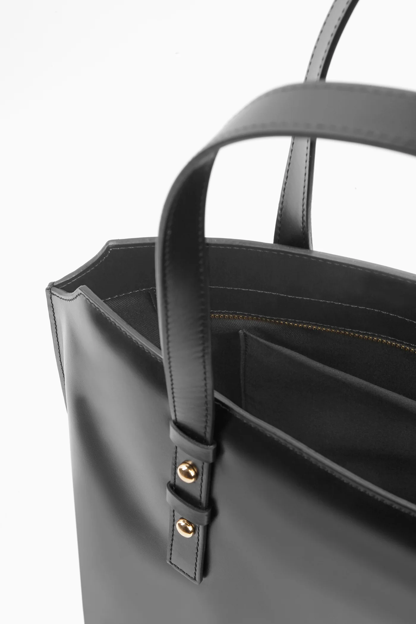 Deri Kol Çantası - Siyah - Image 4