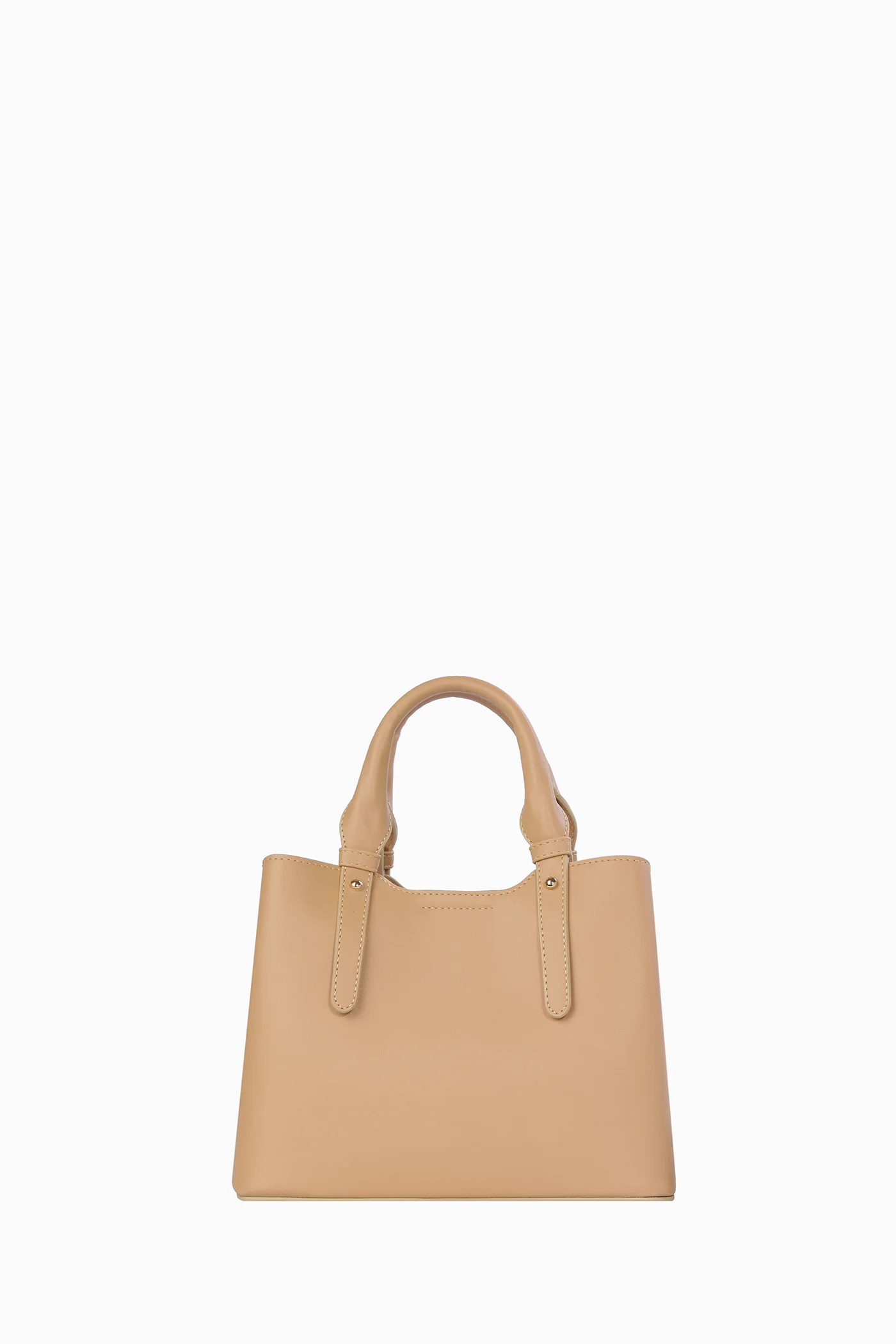 Dikiş Detaylı Kol Çantası - Camel - Image 4