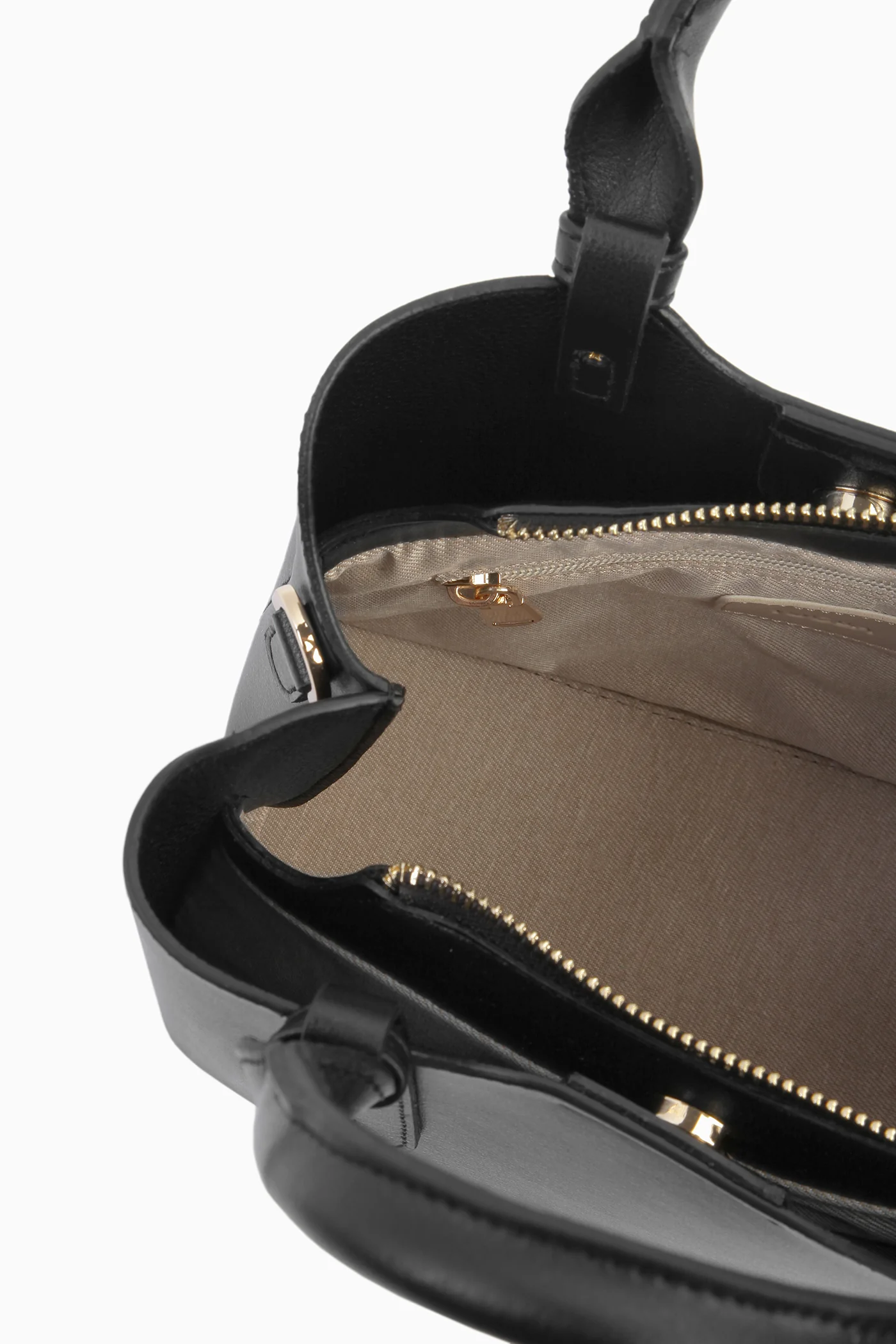 Dikiş Detaylı Kol Çantası - Siyah - Image 5