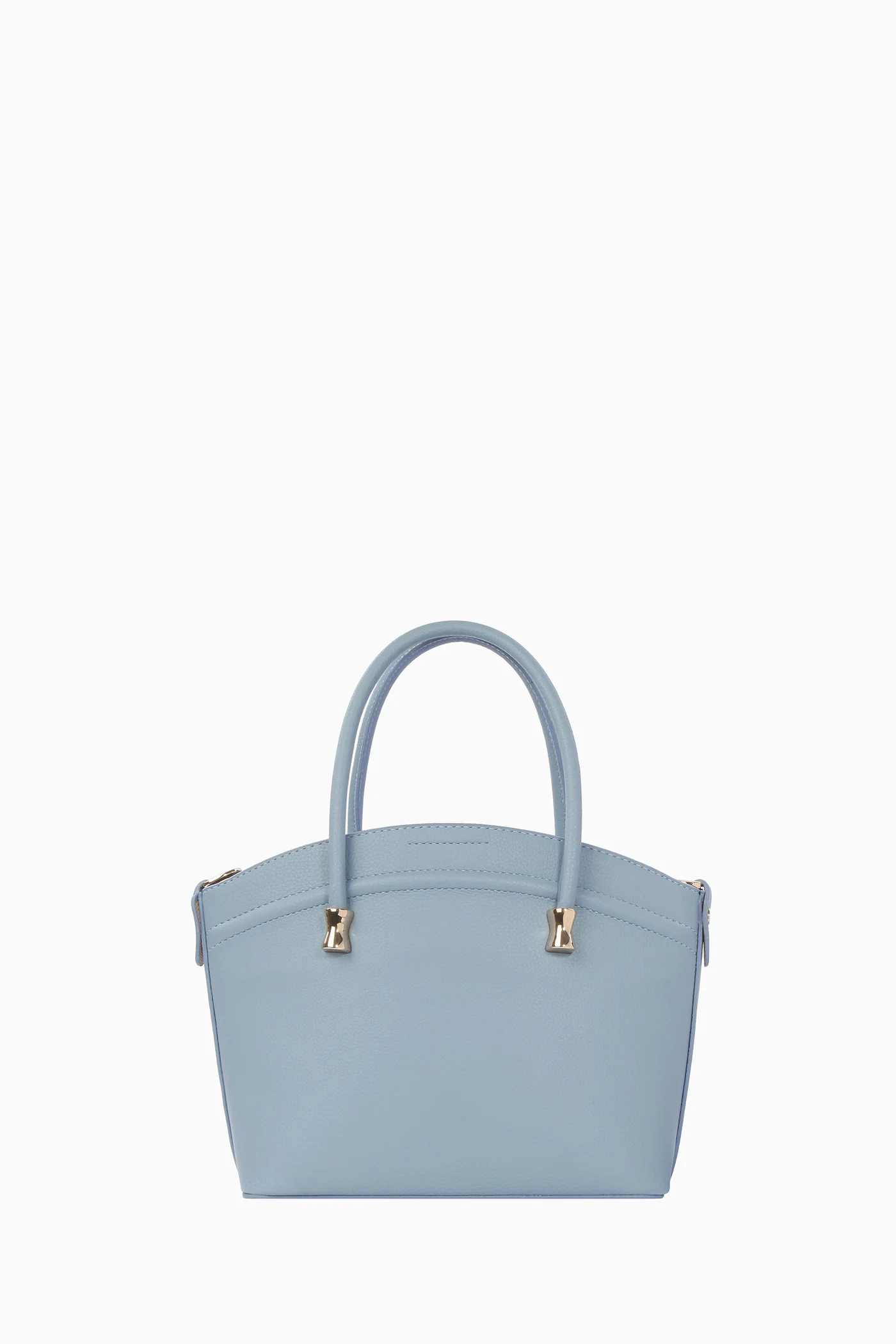 Kabartma Desenli Kova Çanta - Mavi - Image 4