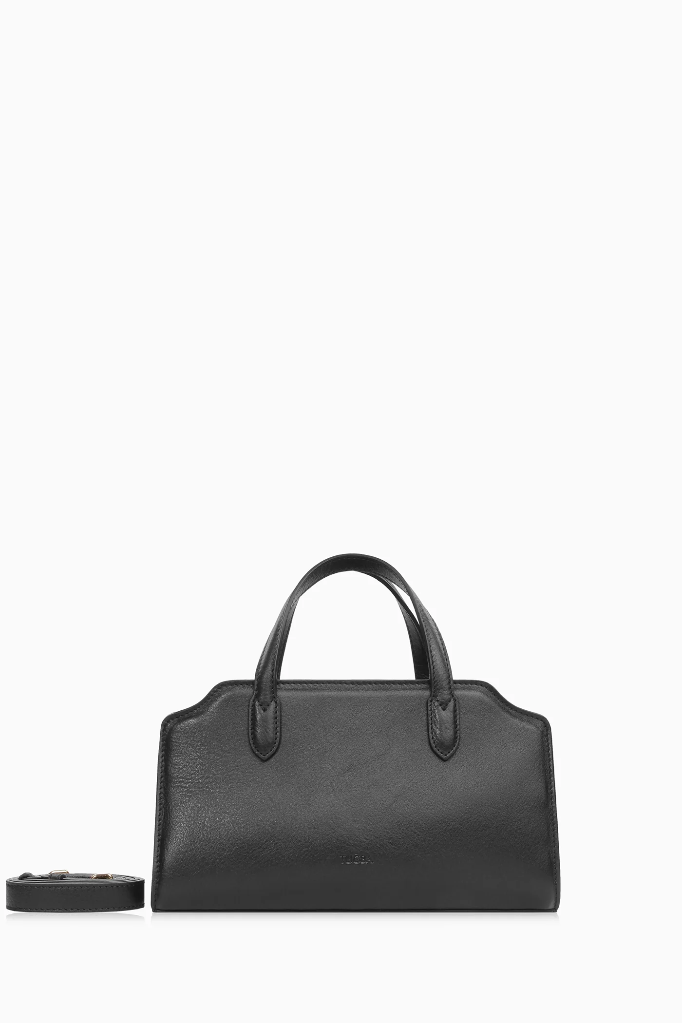 Kısa Kulplu Çanta - Siyah - Image 4