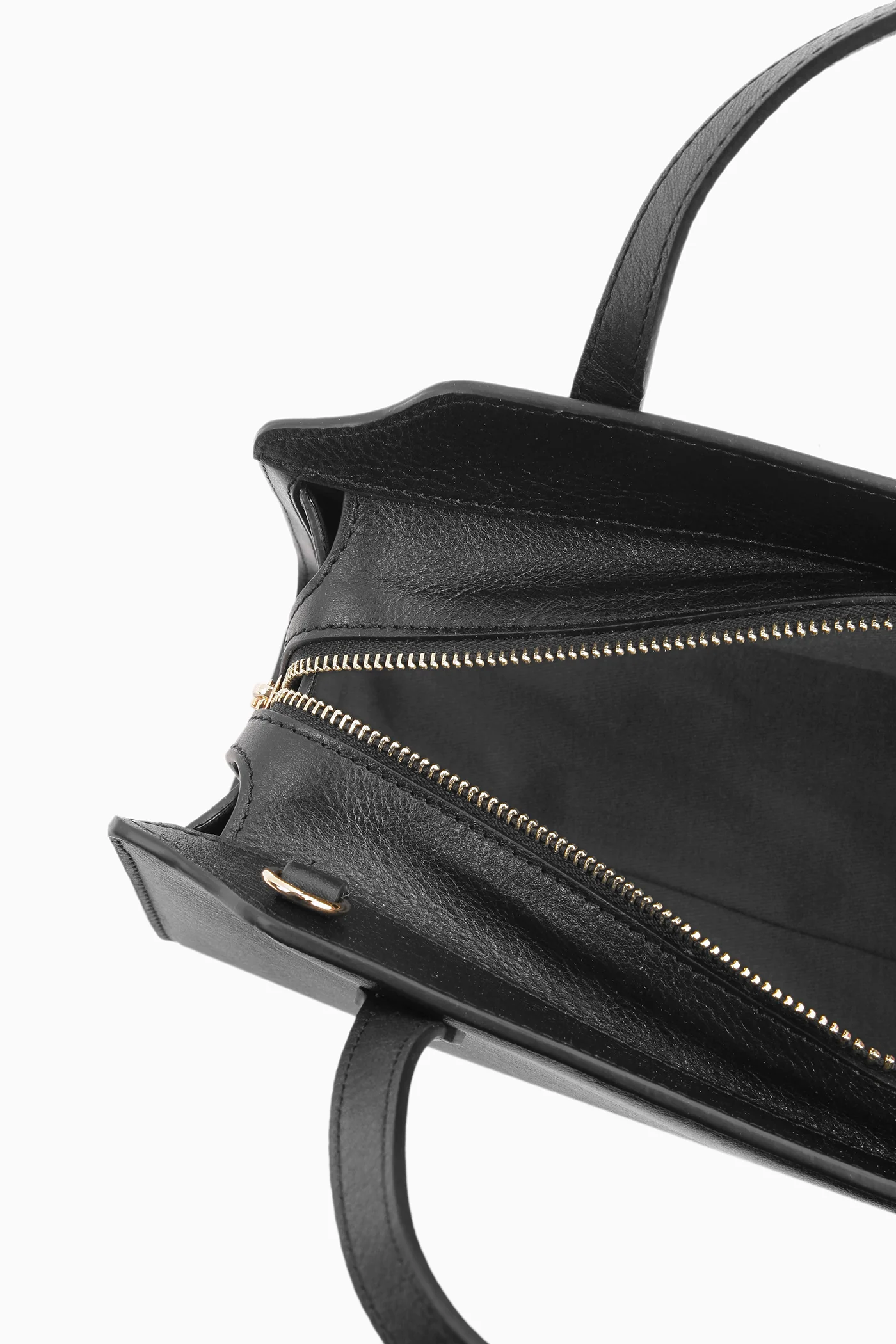 Kısa Kulplu Çanta - Siyah - Image 6