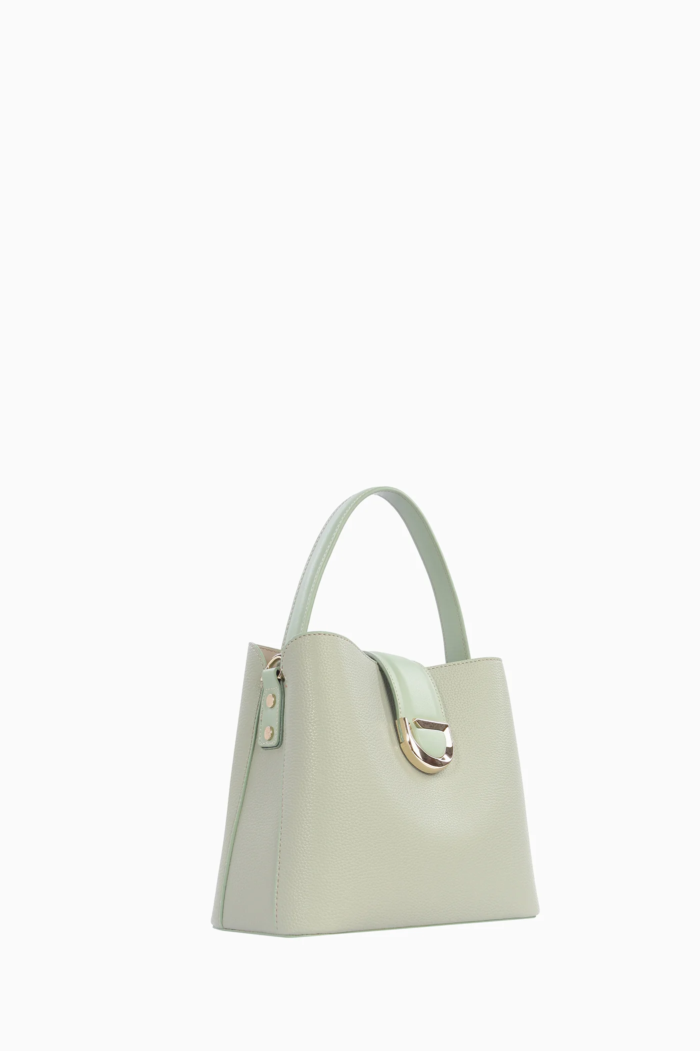 Metal Aksesuarlı Kol Çantası - Mint - Image 3