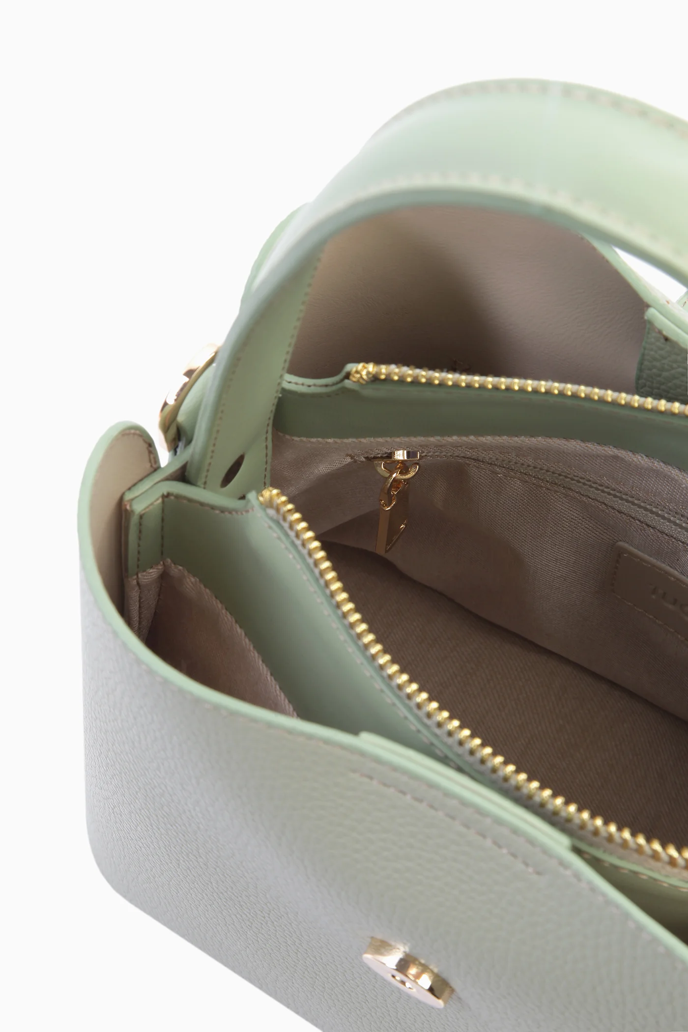 Metal Aksesuarlı Kol Çantası - Mint - Image 5