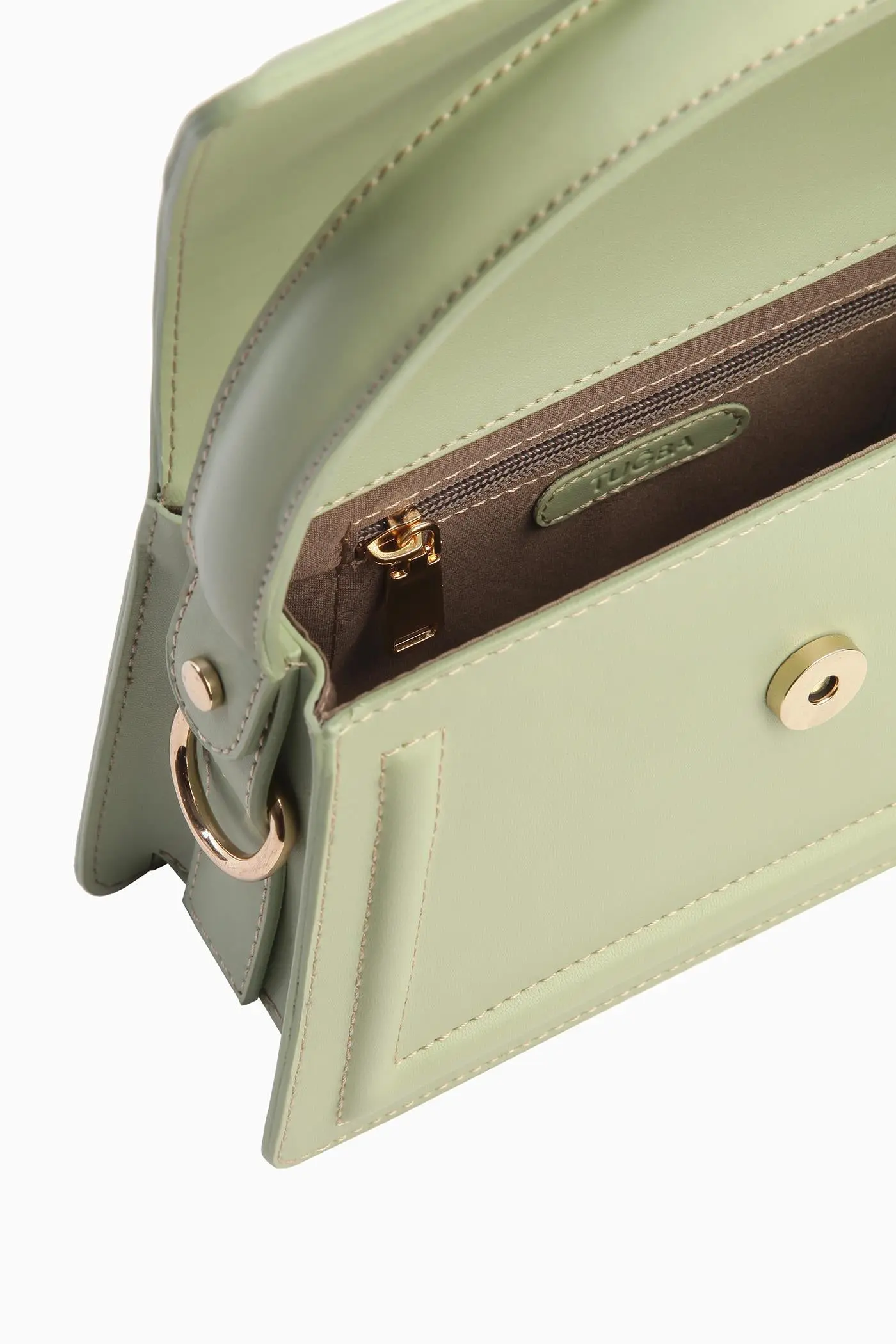 Mini Flap Çanta - Mint - Image 4