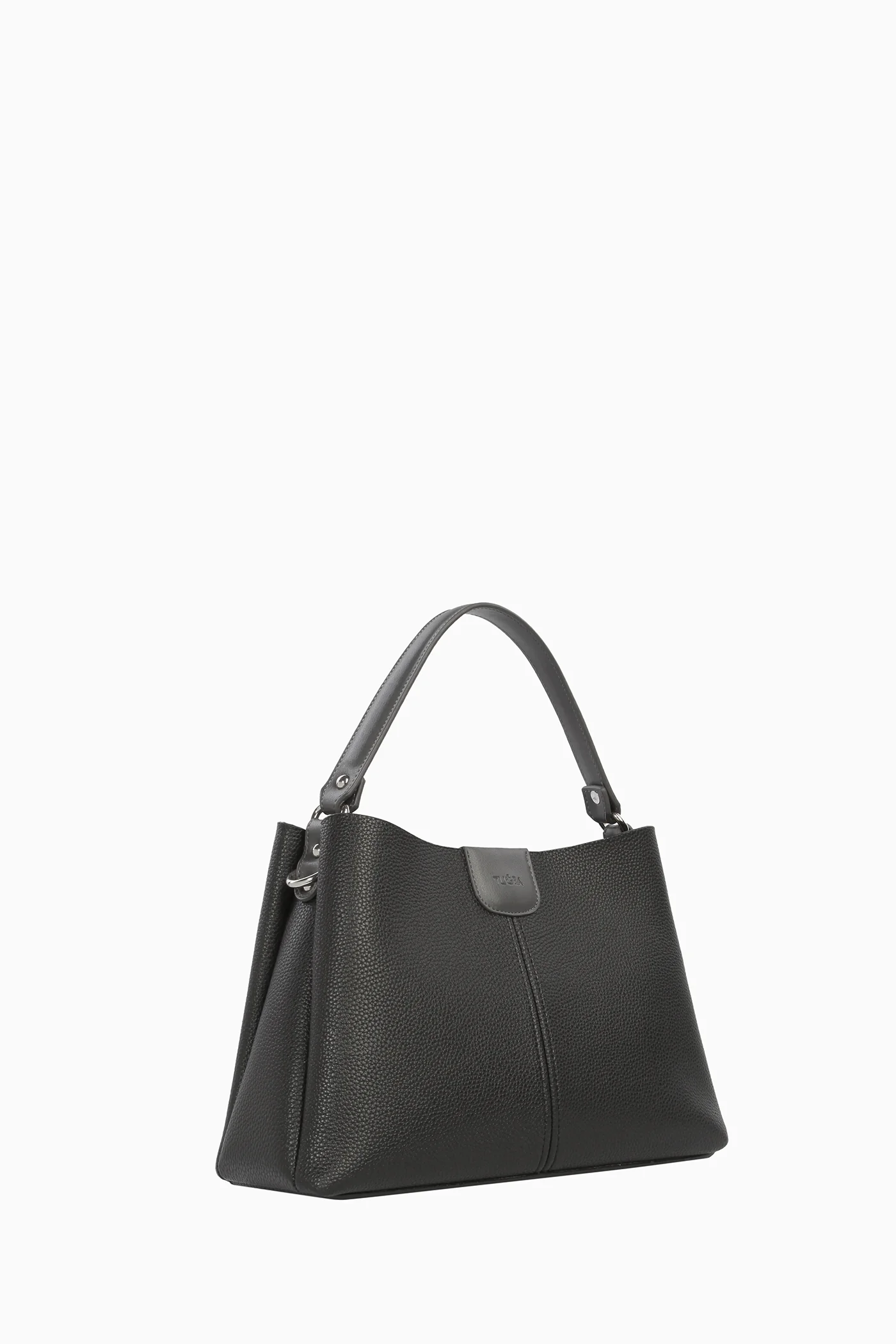 Tek Askılı Üçgen Çanta - Siyah - Image 3